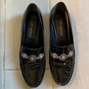 BRIGHTON "Erica" Black  Loafer Shoes 6.5M